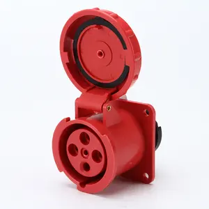 CHENF 3/4/5P 16A/32A/63A 380V IP67 waterproof connector industrial plug and socket