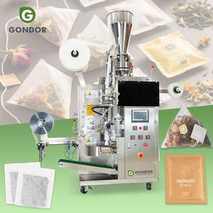 Máquina automática pequeña para llenar bolsas de filtro Fuso con hierbas, de llenado interno y externo, para hojas de té, con hilo y etiqueta - Product Image 1