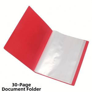 X418 Protège-documents transparents en plastique A4 avec 20 pochettes, personnalisables avec logo, pour présentoirs promotionnels - Product Image 3