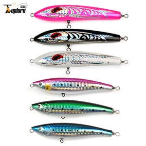 <span class=keywords><strong>Leurre</strong></span> <span class=keywords><strong>de</strong></span> pêche flottant en bois Weihai 19cm 70g 23cm 100g, non peint, pour eau salée, type <span class=keywords><strong>stickbait</strong></span>, pour la pêche à la traîne - Product Image 1