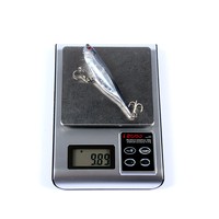 Leurre flottant type crayon laser 9,9 cm/9,9 g, appât dur artificiel en forme de Z pour chien, poisson noir, achigan, spécial tueur sans hameçons