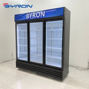 Réfrigérateur vertical commercial pour boissons, vitrine réfrigérée pour supermarché, économie d'énergie, porte vitrée, pour sodas et bières LC Vert - Product Image 5