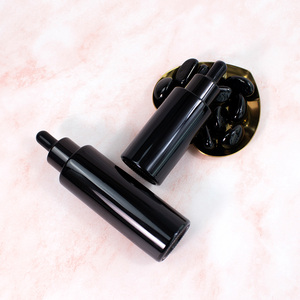 Frascos de Vidrio con Gotero para Aceites Esenciales, 5ml 10ml 15ml 20ml 30ml 50ml 100ml, Vacíos, Negro Mate, para Cuidado de la Piel, Esencia, Aceite Capilar - Product Image 4