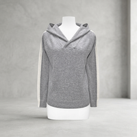 Pull en cachemire épais personnalisable pour femme, style décontracté, anti-plis, anti-rétrécissement, respirant, séchage rapide, manches longues, hiver