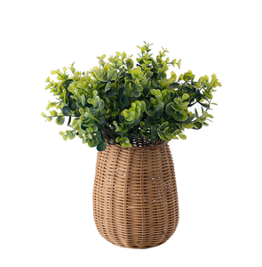 زهرة محاكاة الرياح من الأوكالبتوس أحادي الشركة المصنعة للزفاف عبر الحدود بالجملة أوراق قرن الوعل الغزلان - Product Image 6