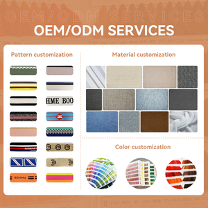 Diseño Personalizado de un Solo Proveedor, Diseño de Patrón en Forma de Corazón, Cuellos de Punto Acanalado con Logotipo Jacquard 3D, Suministro Directo de Fábrica al por Mayor - Product Image 4