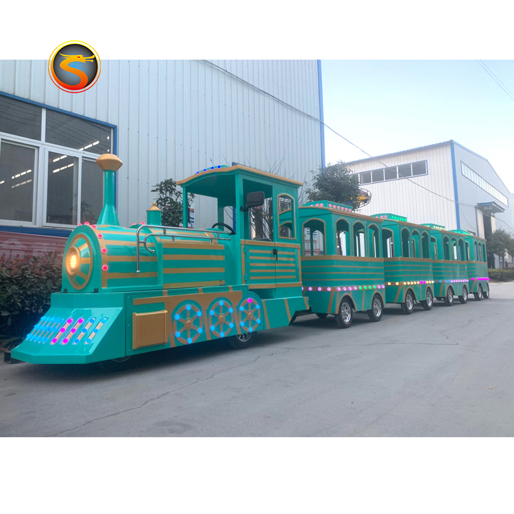 Новый горячий парк поезда красочные мини безжелезнодорожный Электропоезд