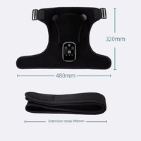 Masseur électrique FJLMS à pétrissage Shiatsu contrôlé par application, ceinture enveloppante pour coude et épaule, machine de massage chauffante pour soulagement des douleurs