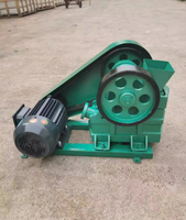 Mini concasseur à mâchoires PE60*100 avec moteur 220V pour l'essai du ciment, le broyage de minerai et de roche, usage en laboratoire