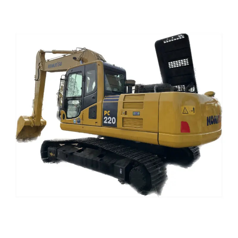 Esportazione del commercio estero per fornire spedizionieri utilizzati 22 tonnellate escavatore Komatsu pc220 escavatore originale/gancio macchina