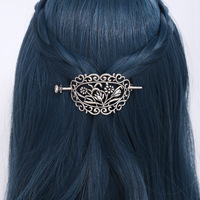 Épingle à cheveux tulipe rétro minimaliste haut de gamme, style Viking Punk, élégante et exquise, mode nordique, personnalisée et créative pour les fêtes