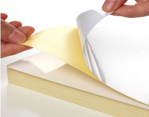 Màu Vàng duy nhất Sided Silicone tráng glassine phát hành giấy cuộn cho nhãn - Product Image 1