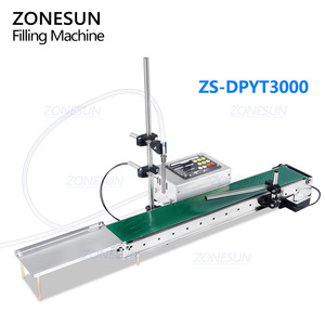 ZONESUN ZS-DPYT1500 <b>Small</b> Scale Digital <b>Plastic</b> <b>Bottle</b> Drink Juice Perfume Essential Oil Liquid Filling Machine With Conveyor - Product Image 6