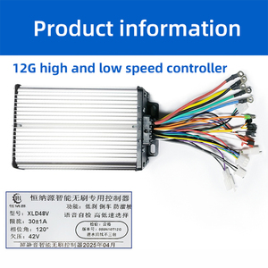 Hot bán 48-60V 700W 800W thông minh không chổi than <span class=keywords><strong>DC</strong></span> động cơ điện điều khiển 12 ống cho xe điện - Product Image 2