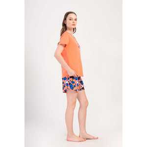 Chaqueta de Cuero Vintage para Mujer, Cuello Redondo, Manga Corta, Forro de Spandex, Relleno de Poliéster, Diseño Teñido con Patrón Sólido, para Todos - Product Image 2