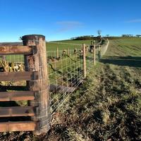 Cercas Galvanizadas para Ganado de 1-1.8 M de Altura para Protección de Granjas y Pastos de Ganado Vacuno y Ovino