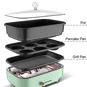 Meishengfa Pococina 700W 2.5L OEM hogar multifunción Mini Cocina eléctrica olla caliente - Product Image 4