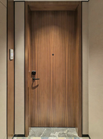 Portes en bois massif modernes de haute qualité pour maisons et appartements, fabriquées en Chine, designs de portes intérieures pour hôtels.