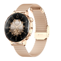 Reloj Inteligente I220 de Acero Unisex, Pantalla Táctil TFT HD de 1.27'', Resistente al Agua IP68, Llamadas Magnéticas por Bluetooth, Respuesta a Llamadas, Frecuencia Cardíaca, Oxígeno en Sangre