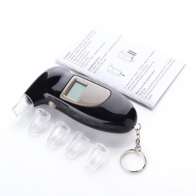High Quality Digital Portable Breathalyzer Consumer Electronics Alcohol Tester for Drivers
