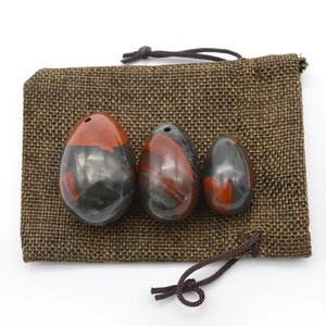 Pietre a Forma di Uovo in Diaspro Naturale all'Ingrosso, Uova di Giada Sanguigna per Creazione di Gioielli e Collezione di Cristalli Curativi - Product Image 6