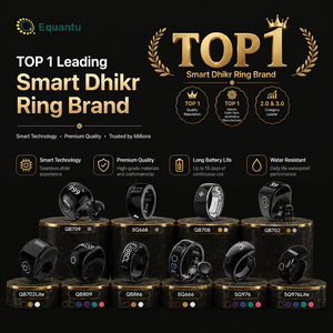 Bague connectée musulmane en plastique avec compteur de Zikir, contrôle via application iOS, réveil, alertes de prière, affichage LED IPX-<span class=keywords><strong>5</strong></span>, chargement Type-C, autonomie <span class=keywords><strong>5</strong></span>-10 jours - Product Image 4