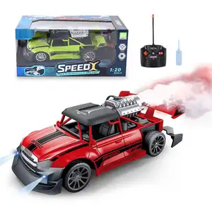 新款销售喷雾无线电控制汽车1:20高速赛车带水喷雾电动遥控汽车儿童礼品