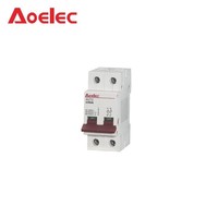 Interrupteur sectionneur électrique industriel HL 4 pôles 400V 100A IP20 Boîtier PA66 résistant au feu Poignée grise Verrouillage Montage sur rail DIN CB