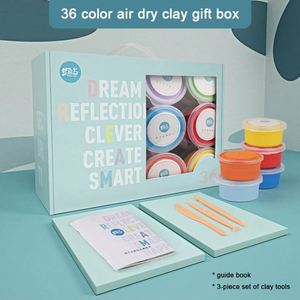 ชุดดินโพลิเมอร์เนื้อนุ่มแห้งเร็ว ขายดี น้ำหนักเบาพิเศษ สำหรับเด็ก ทำโมเดล ปั้นเล่น ดินน้ำมัน ปลอดสารพิษ เนื้อครีม - Product Image 3