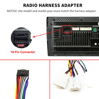 Wiring Harness 16 Pin Connector Plug Car Android Head Unit Cable Adapter for Toyota Corolla Camry RAV4 Hilux Land Cruiser Yaris