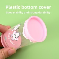 Boîte à maquillage transparente en PVC avec couvercle pour éponges de maquillage et houppettes – Grande et petite taille