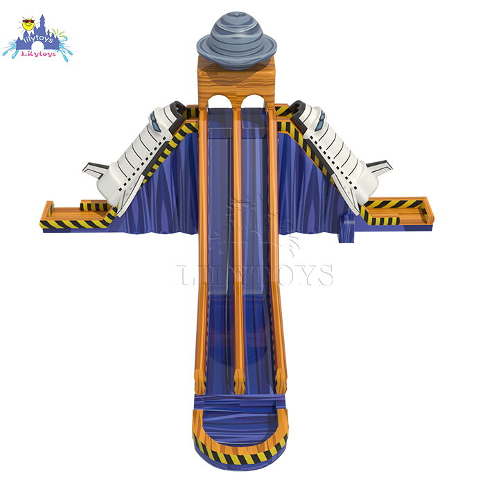 Lilytoys high quality commercial water slide outdoor high slide inflatable slide