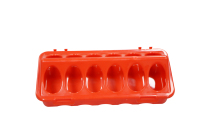 Mangeoires automatiques en plastique anti-déversement pour volailles et poulets, avec long plateau d'alimentation, système d'abreuvement et d'alimentation en eau, état neuf