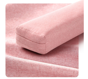 Custom Wholesale Rectangular Yoga Meditation Mat 100% Polyester Removable and Washable Yoga <b>Pillow</b> Bolster - Product Image 5
