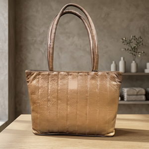 Women's Lightweight Durable Waterproof Genuine Leather Fashion Travel Outdoor Zipper Closure Easy Wear Shoulder Purse - Product Image 6