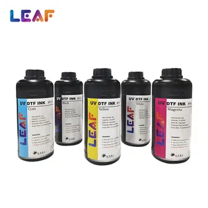 LEAF UV DTF דיו 6 צבעים דיו להדפסת UV עבור I3200 DX 8 TX800 XP600 מדפסת UV DTF עם מחיר מפעל
