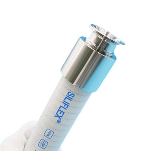Tube en silicone SILIFLEX vulcanisé au platine, ondulé, de qualité alimentaire et biopharmaceutique, avec renfort en fil d'acier - Product Image 4