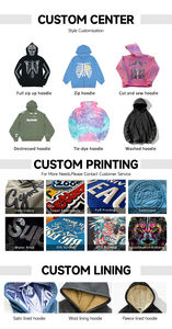 Sweat-shirt unisexe à coupe régulière, 100% coton, à épaules tombantes, en molleton, avec logo personnalisé, à capuche, pour homme, grande taille, coupe-vent d'automne - Product Image 6