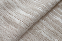 Voilages en Tulle Géométrique Crème Haut de Gamme Français, Cantonnières Personnalisées Nouveau Style Haute Précision pour Salon et Chambre Doré Moderne