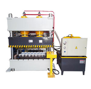 الملونة لوح فولاذي آلة السفع الرملي معدن هيدروليكي ختم الحجر معدن مطلي تسقيف ماكينة صنع البلاط - Product Image 1