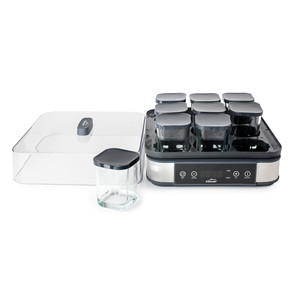 Macchina per yogurt Lacor 6 tazze con timer digitale e base in acciaio inossidabile - Product Image 2