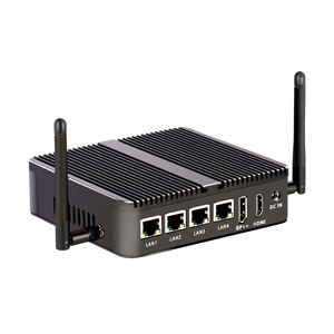कम बिजली की खपत और लागत प्रभावी फैनलेस कंप्यूटर n100 क्वाड कोर प्रोसेसर ddr4 <span class=keywords><strong>2</strong></span>.5g 4 ईथरनेट पोर्ट मिनी पीसी - Product Image 1