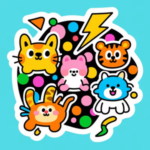 Pegatinas Personalizadas de Vinilo, Impresión de Pegatinas Troqueladas, Adhesivas, Impermeables, de PVC, con Logotipo de Dibujos Animados - Product Image 6