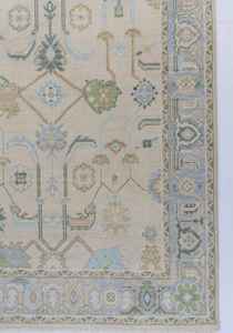 Alfombra de lana Oushak moderna Pastel de tamaño personalizado anudada a mano con patrón abstracto alfombras y juegos para el hogar sala de estar dormitorio pasillo - Product Image 3