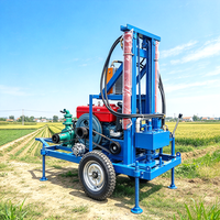 Foreuse hydraulique portable haute performance pour puits d'eau Machine de forage de puits d'eau profonde de 200 mètres