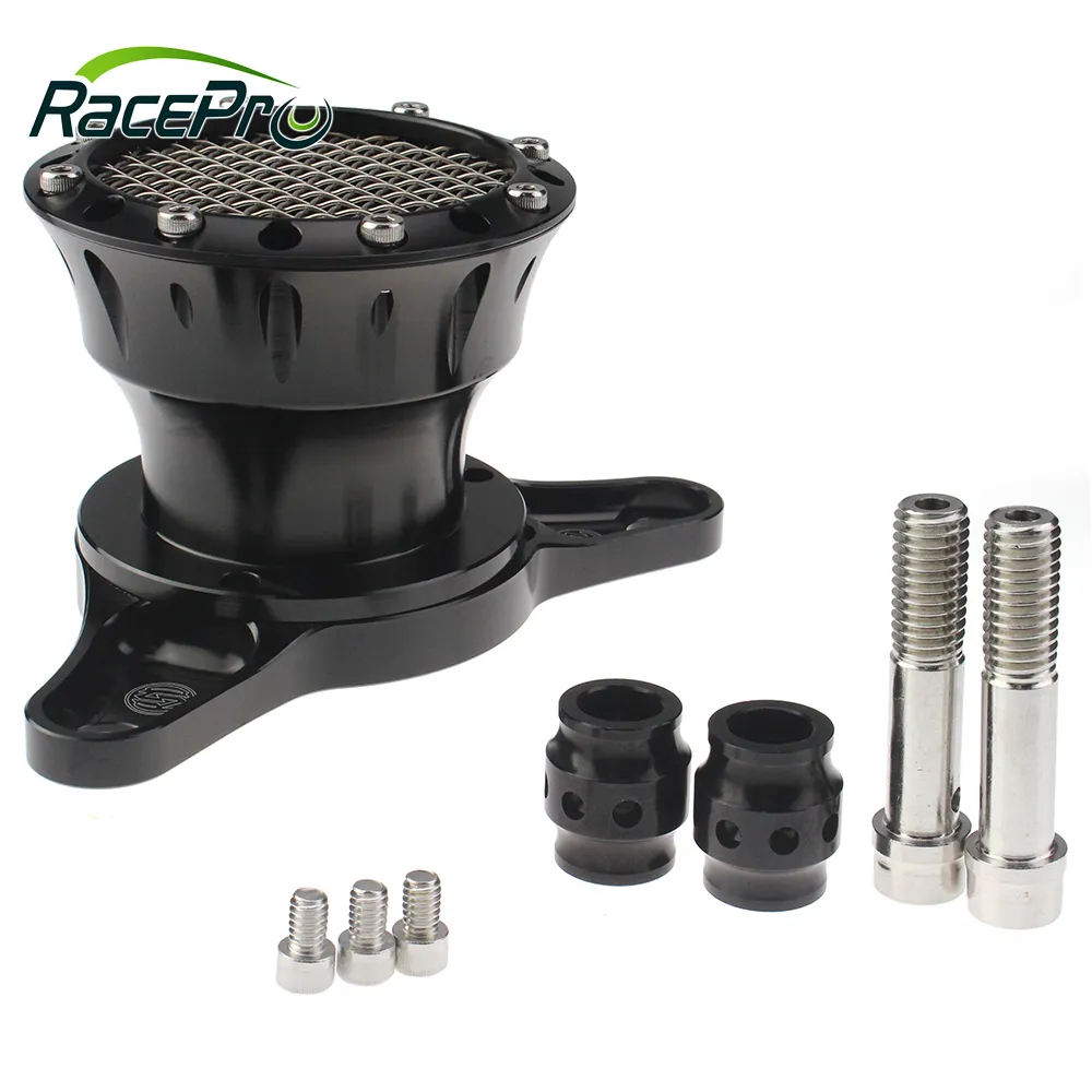 Racepro Motorrad Luftfilter Ansaug filter für Harley Touring Sportster XL 1200 883 48 (2004-2014)