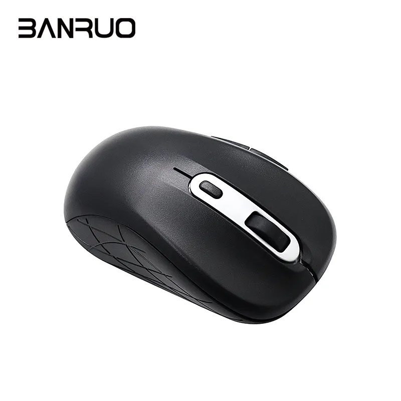 Hot Popular Custom Logo OEM ODM Mouse High Quality Portable 2 In 1Dongle Game Gaming Mouse 2.4G Wireless Mouse With Power Button