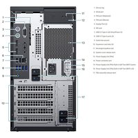 Servidor en Torre PowerEdge T40 Original, Xeon E-2224G de 4 Núcleos a 3.5 GHz, 8 GB DDR4 ECC UDIMM, Disco Duro SATA de 1 TB y 7.2K RPM, en Stock