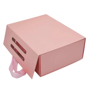 Customizable Luxury Folding Gift <b>Box</b> Magnetic <b>Foldable</b> Cardboard Ribbon UV Coating Embossing Foil Specifications Sponge Lining - Product Image 3
