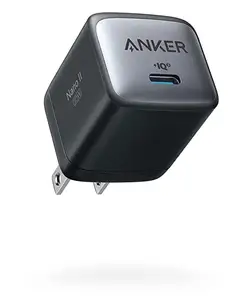 Pour adaptateur de chargeur rapide Anker Nano II 30W, chargeur compact GaN II pour MacBook Air/iPhone 12/12 Mini/12 Pro/Max